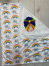 UniSex Rainbow Baby Minky Blanket