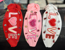 Girls Beaded Valentine Headbands