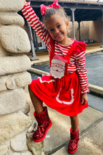 Big Sis Santa Overall Dress