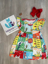 Girls Reading Character Color Block Dress