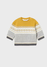 Mayoral Yellow Jacquard Sweater