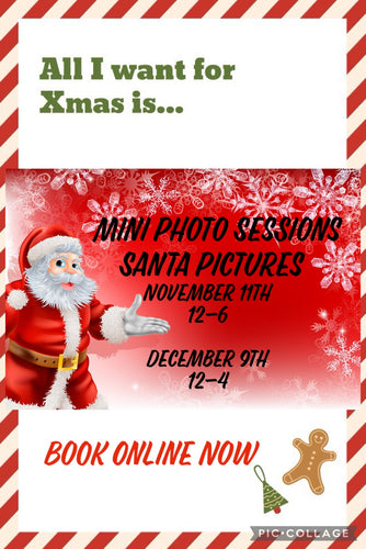 Santa Mini Photo Sessions Nov 11th