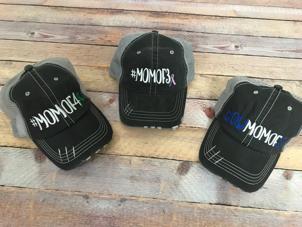 Personalized/Custom Embroidered Mom Hat - Adalynn's Attic