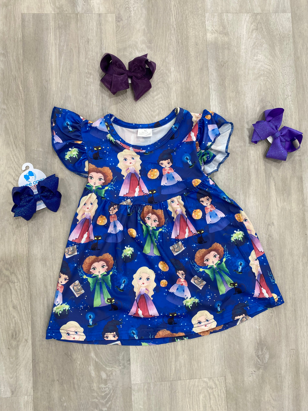 Girls Hocus Pocus Halloween Pearl Dress