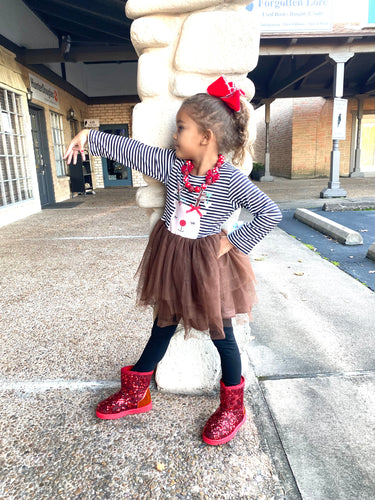 Reindeer Tulle Dress