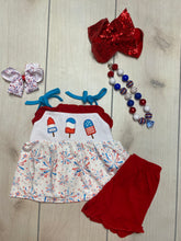Girls Cotton Popsicle and Fireworks Set