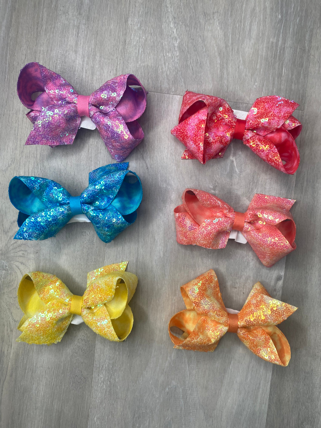 Sequin /Embroidered Wee Ones Bow Med