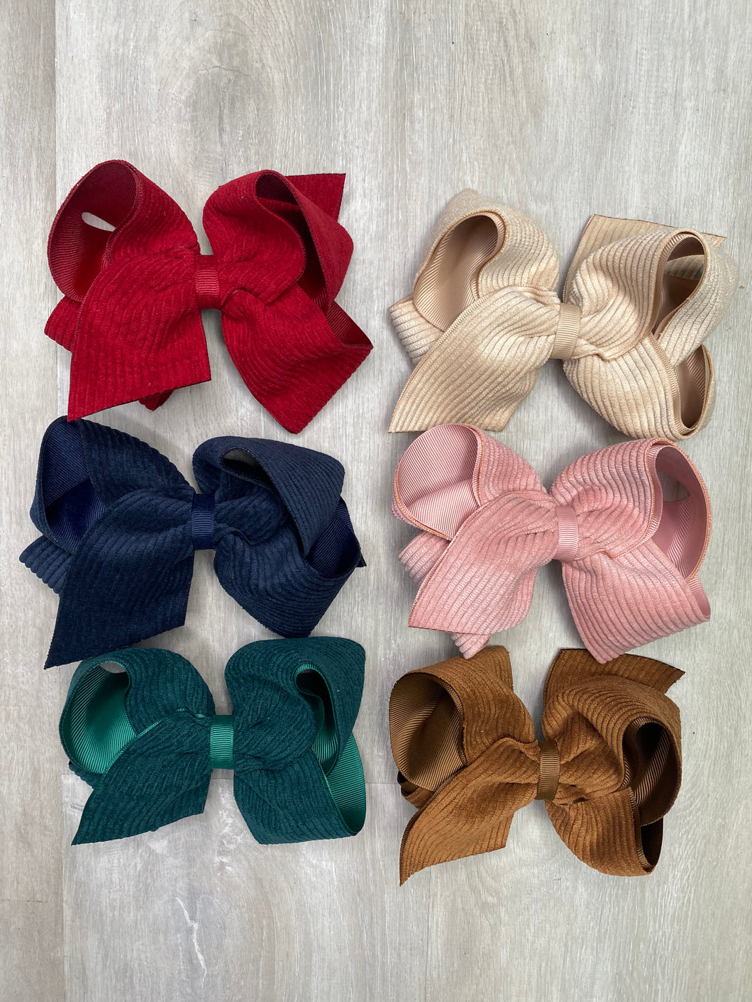 Wee Ones Corduroy King Size Bows