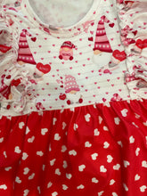 Girls Heart and Gnome Dress