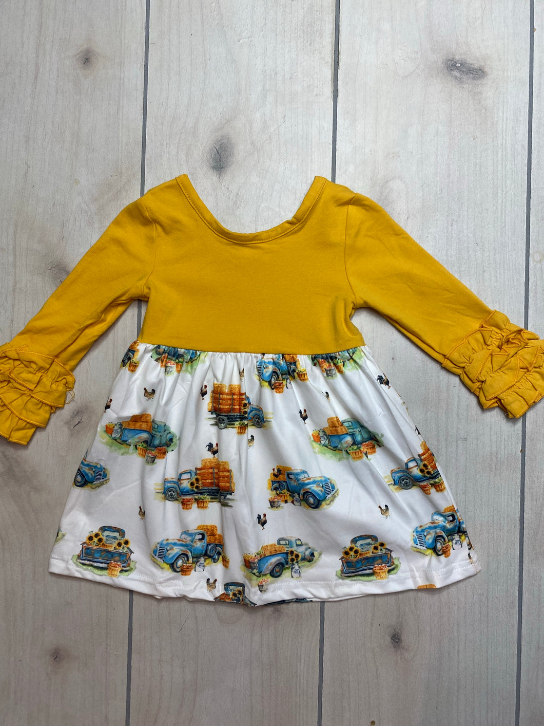 Girls Fall Truck Dress