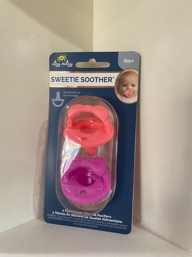 Pink Sweetie Soother Pacifier Pack