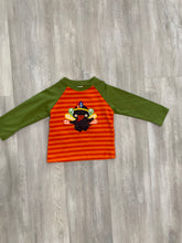 Boys Green and Orange Turkey Raglan