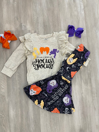 Hocus Pocus Bell Set with Ruffle sleeve